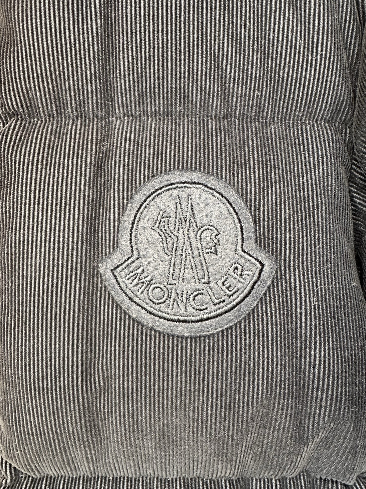 Moncler Frares Giubbotto Jacket Corduroy Navy Blue XS (1) Mens Rare