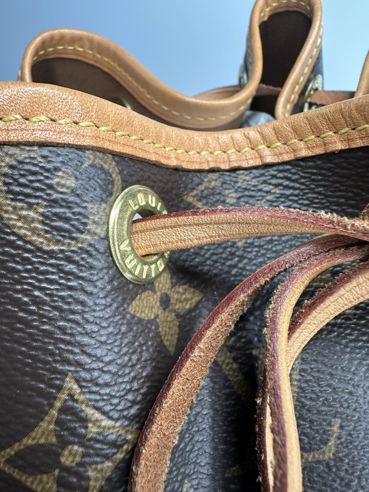 Louis Vuitton Petit Noe NM Crossbody Shoulder Bag M40818 Monogram Canvas