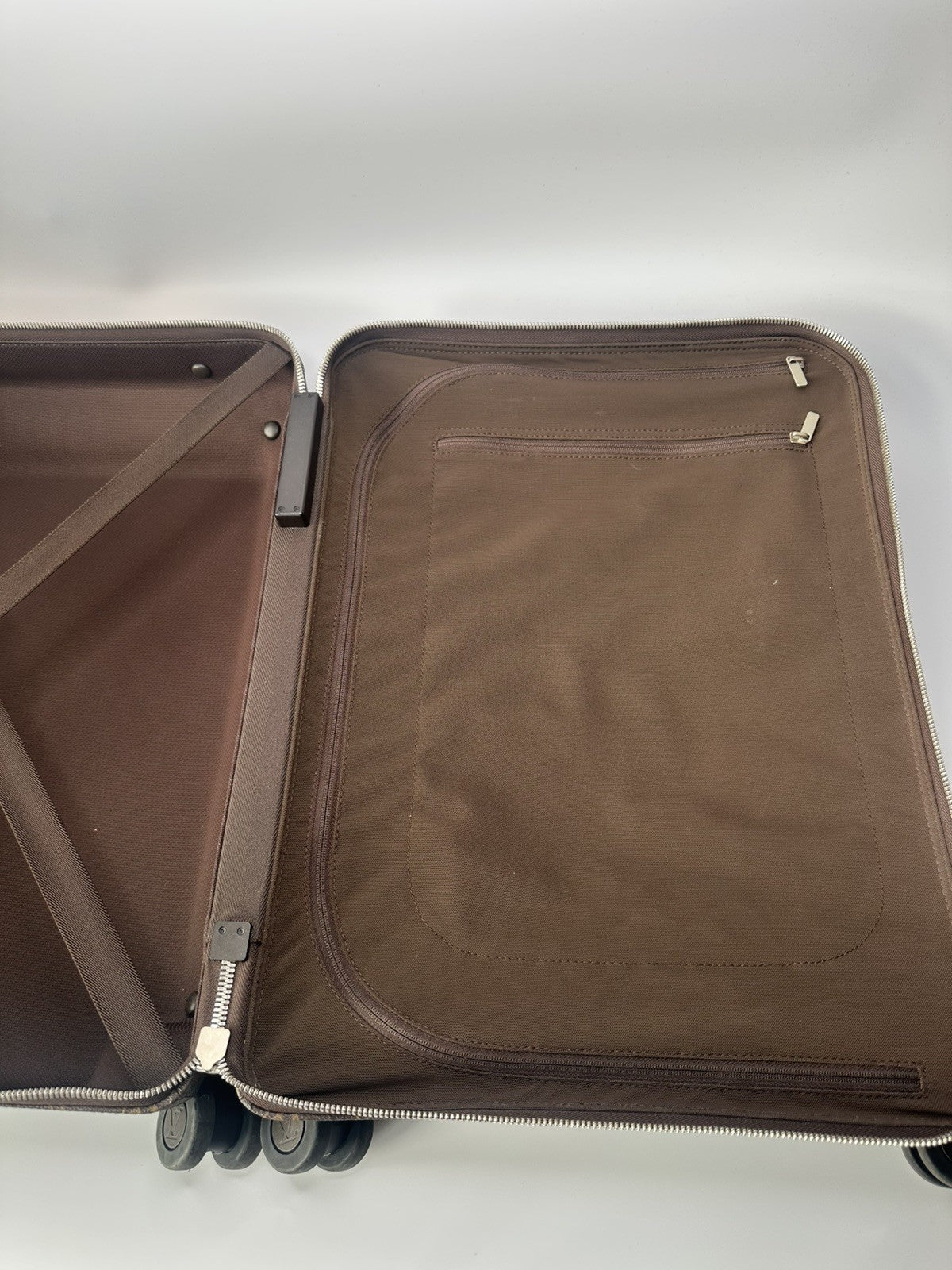 Louis Vuitton Horizon 55 Hand Luggage Carry On Case LV Monogram Brown & Beige