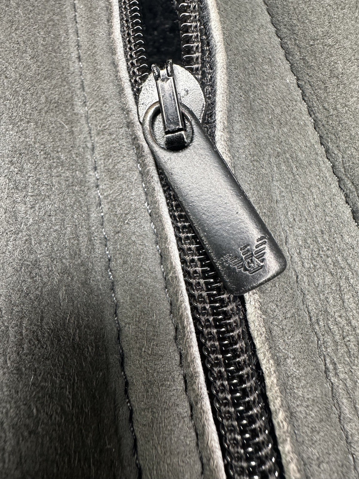 Emporio Armarni Shearling Jacket Grey & Black (& Outer Jacket) Size 46  RRP£4699