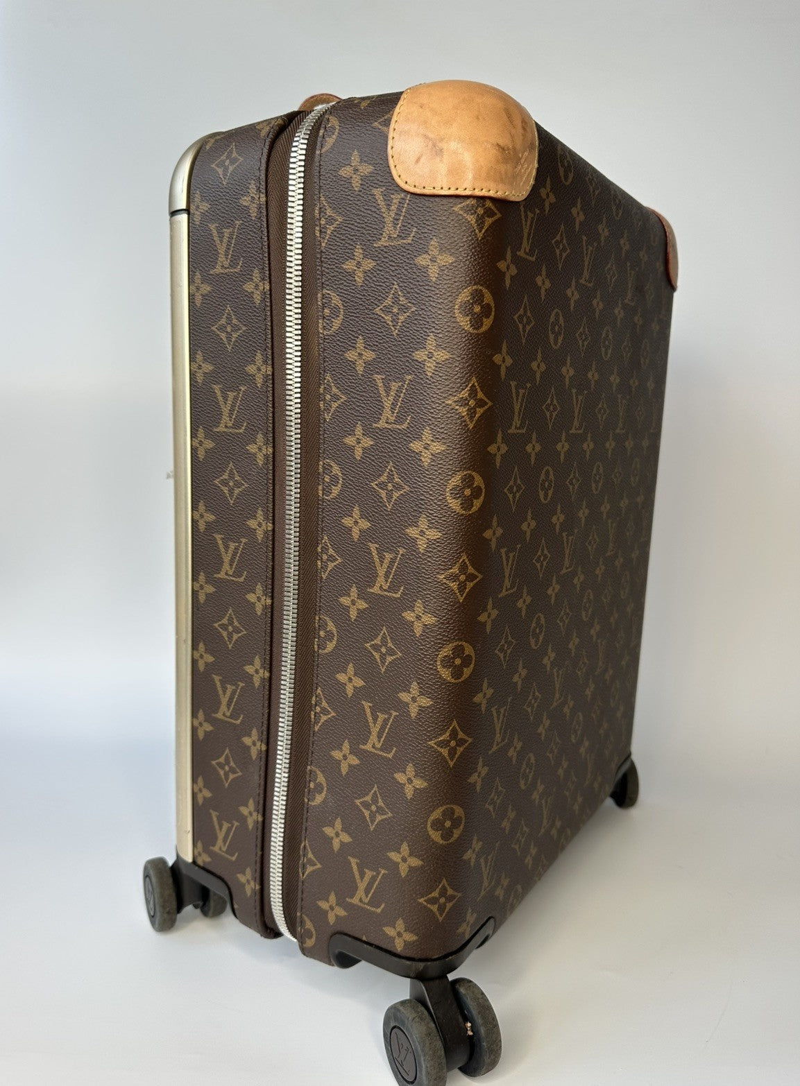 Louis Vuitton Horizon 50 Hand Luggage Carry On Case LV Monogram Brown & Beige
