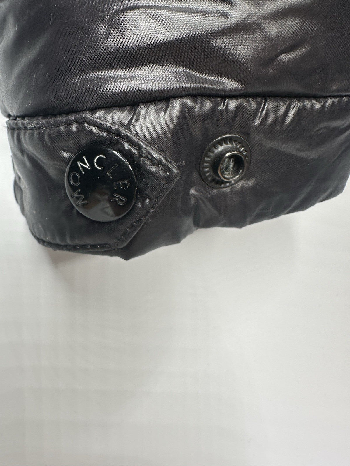 Moncler Giubbotto Bruel Jacket Size 3 / Large Mens Black Immaculate