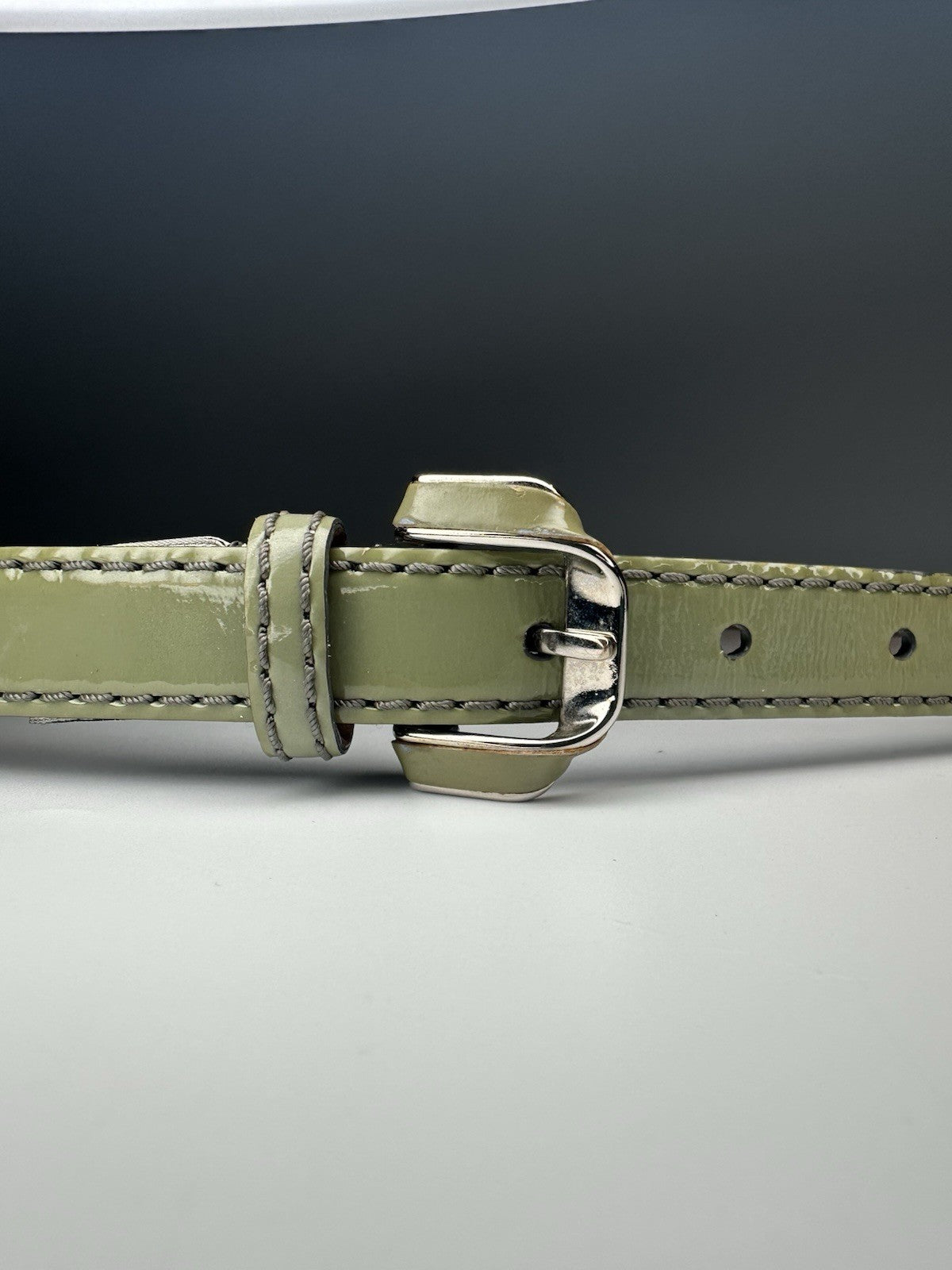 Dolce & Gabbana Pistachio Green Belt Womens 30 Inch / 75cm