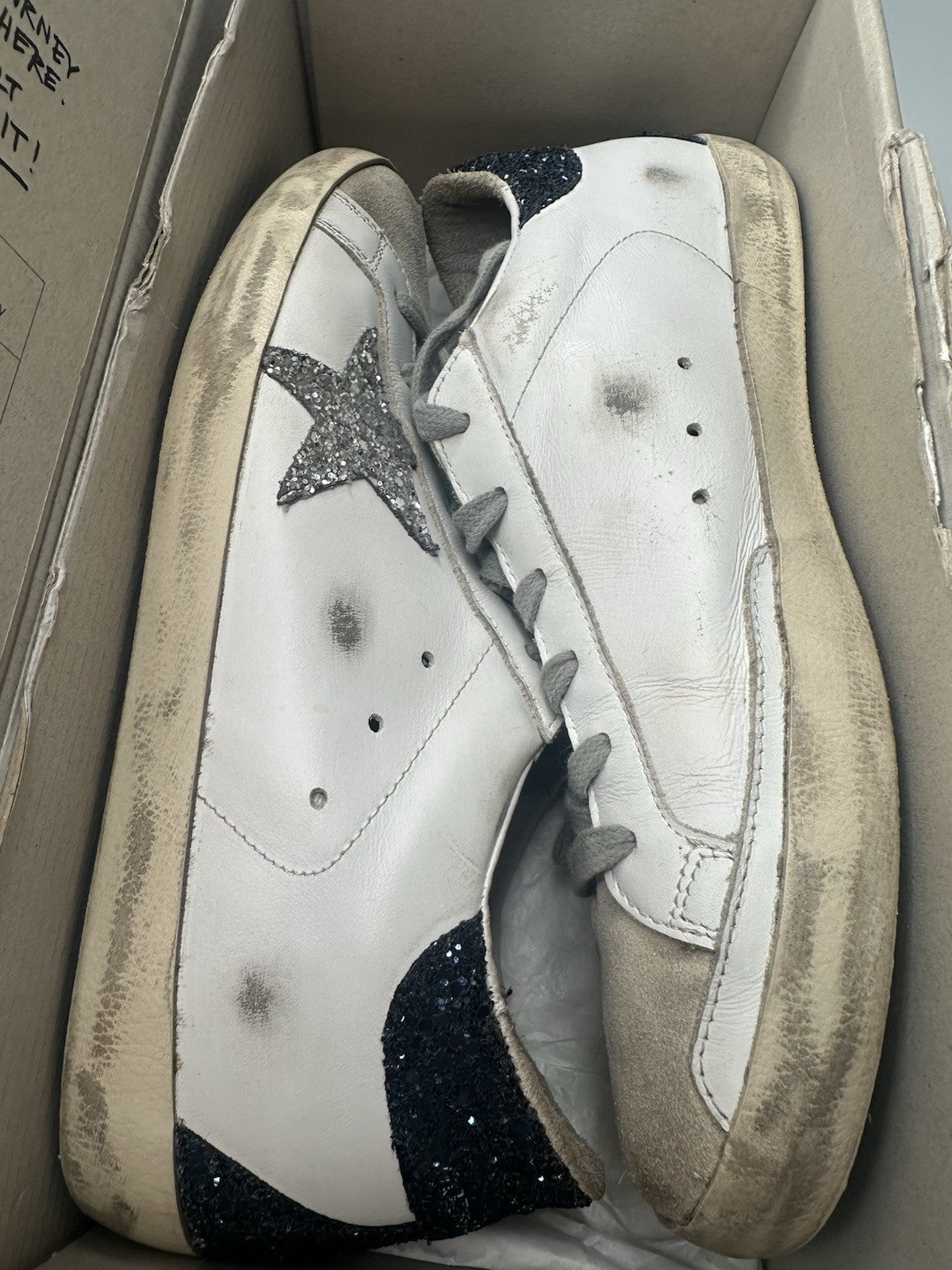 Golden Goose GGDB / SSTAR Sneakers With Box, Dustbag & Passport EU39 UK6