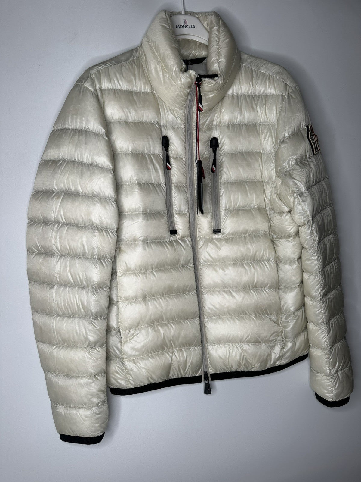 Moncler Grenoble Hers Down Jacket Size 3 (Large) Mens White