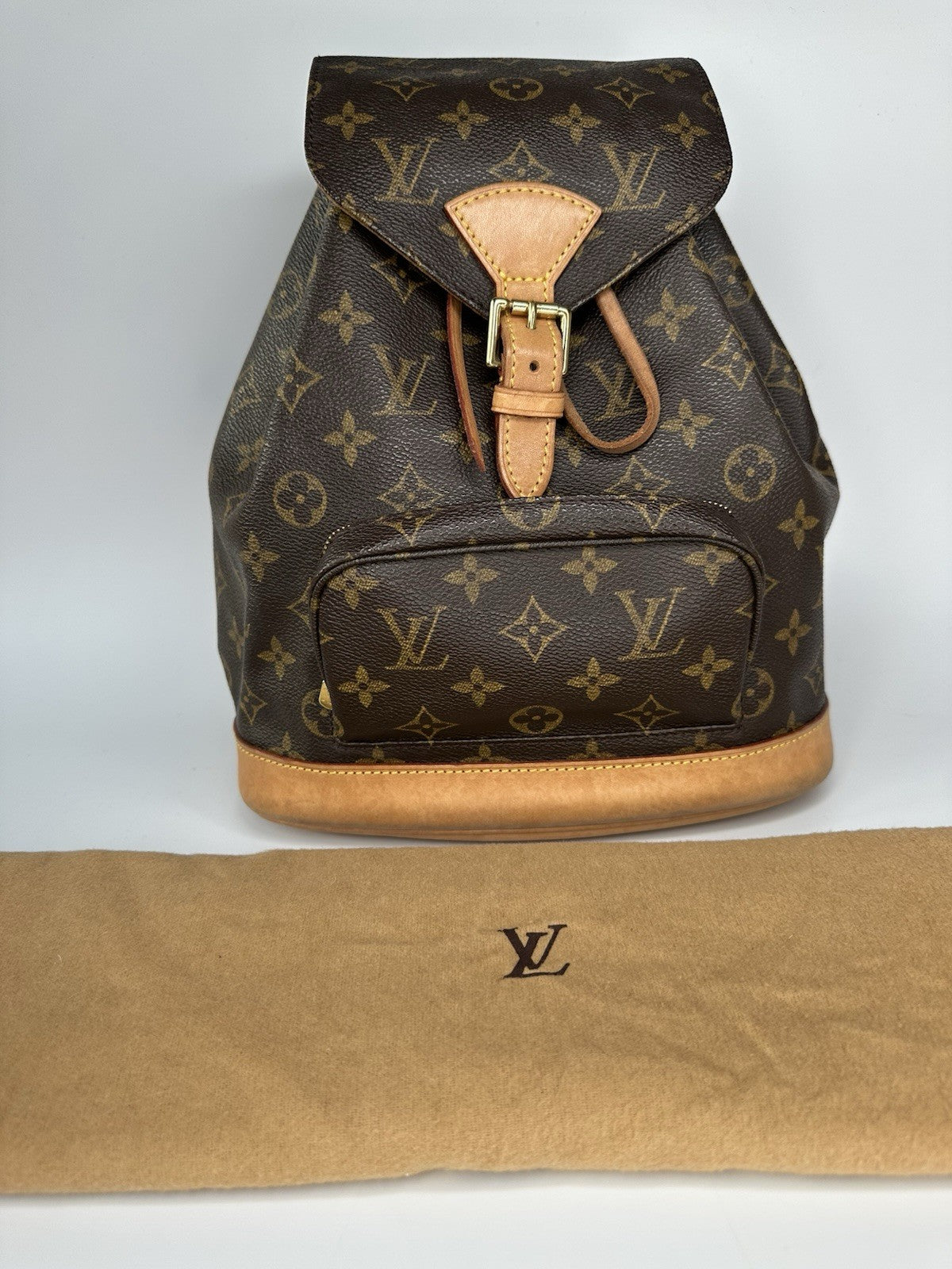 Louis Vuitton Montsouris PM Rucksack Backpack Monogram March 2003 M51136