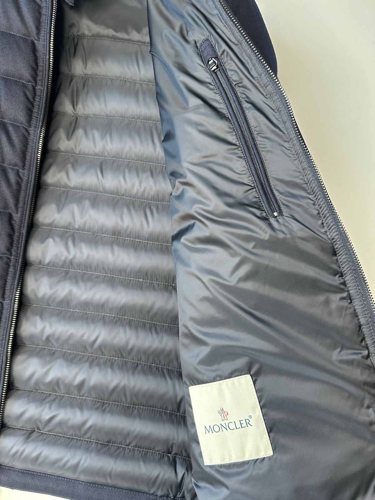 Moncler Wool Jacket ‘Delabost’ Size 3 Mens (Large)  Wool