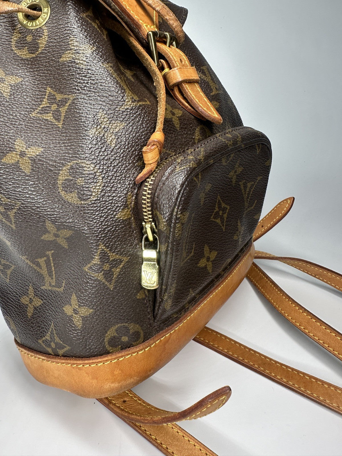 Louis Vuitton Montsouris Mini Rucksack Backpack Monogram September 1996 M11199