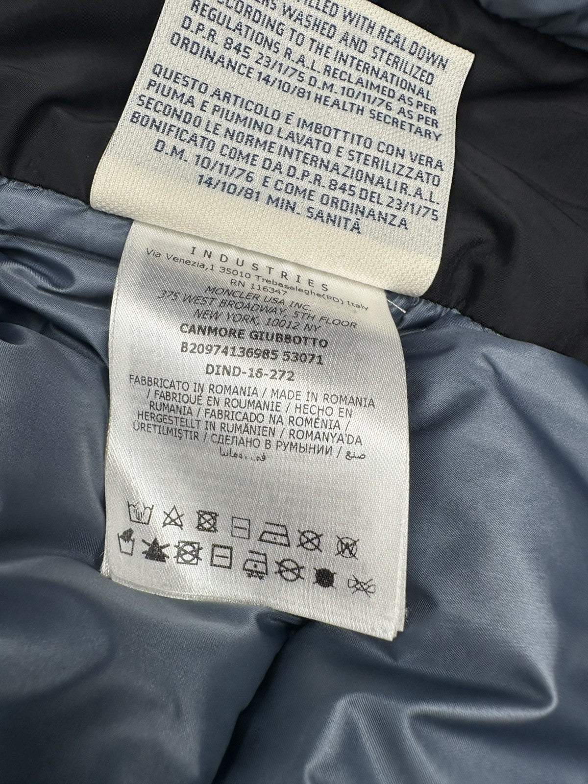 Moncler Grenoble Canmore Mens Jacket Brown Size 3 Large