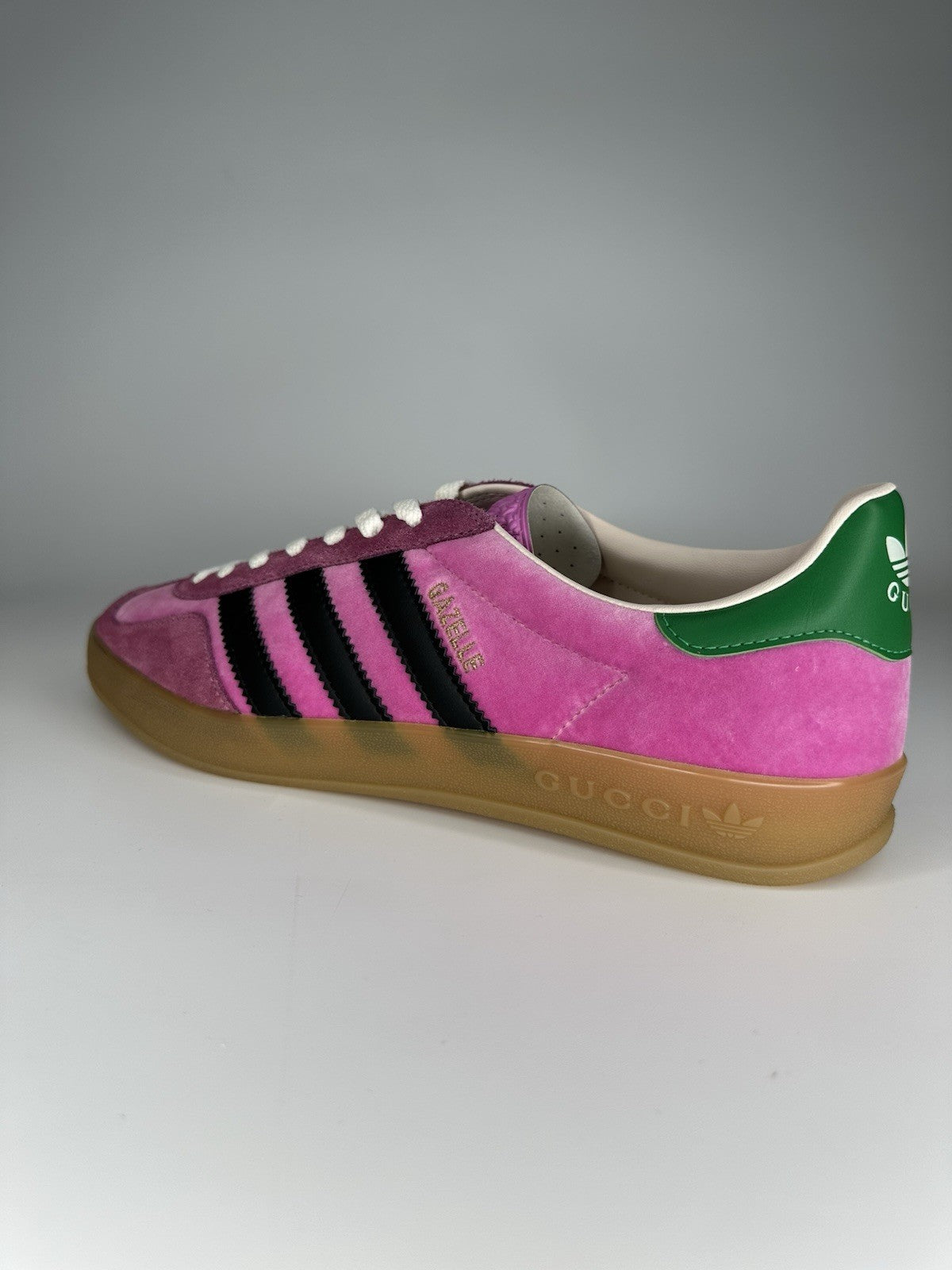 Adidas x Gucci Mens Gazelle Pink / Gum UK9.5 Deadstock