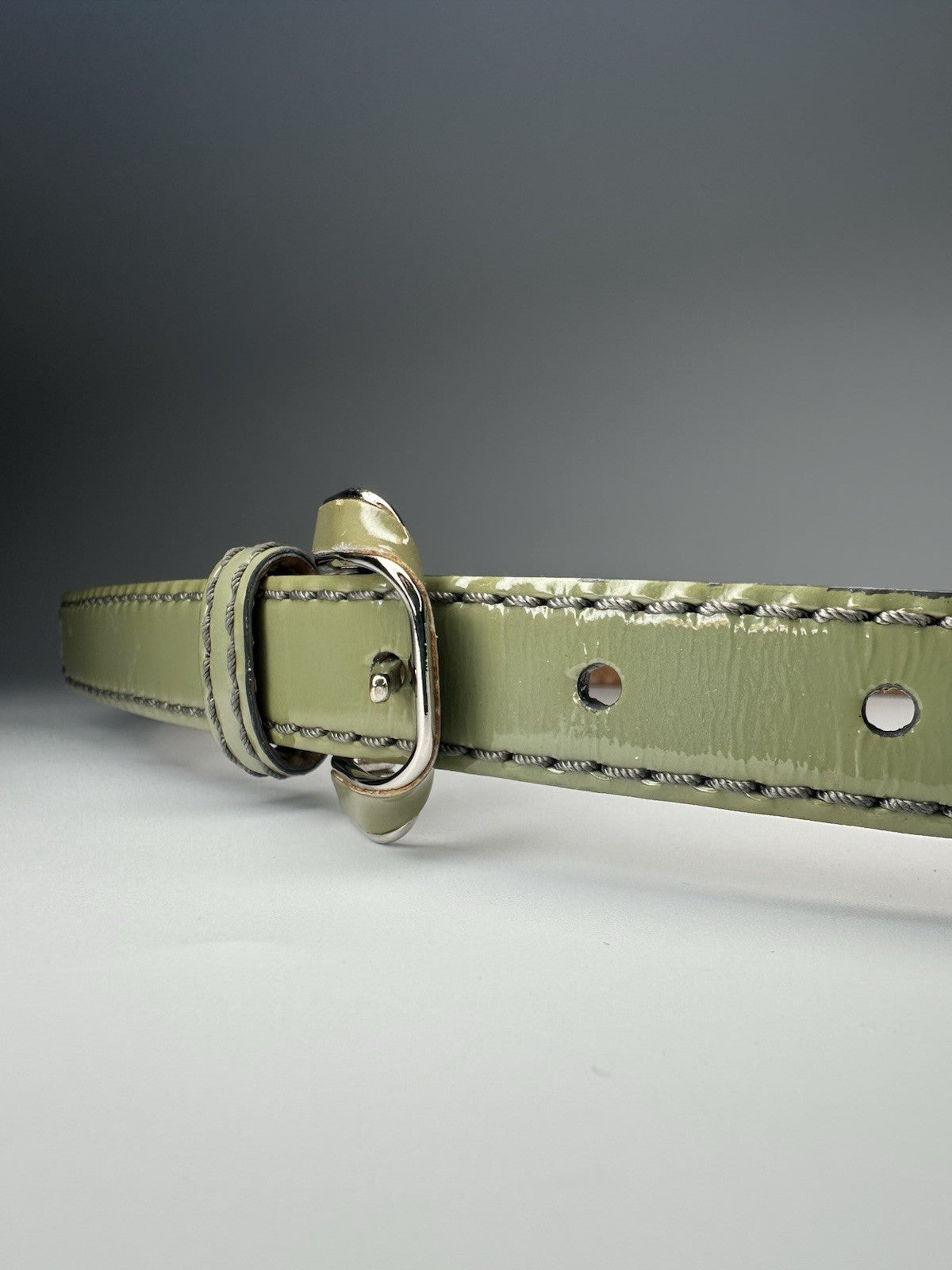Dolce & Gabbana Pistachio Green Belt Womens 30 Inch / 75cm