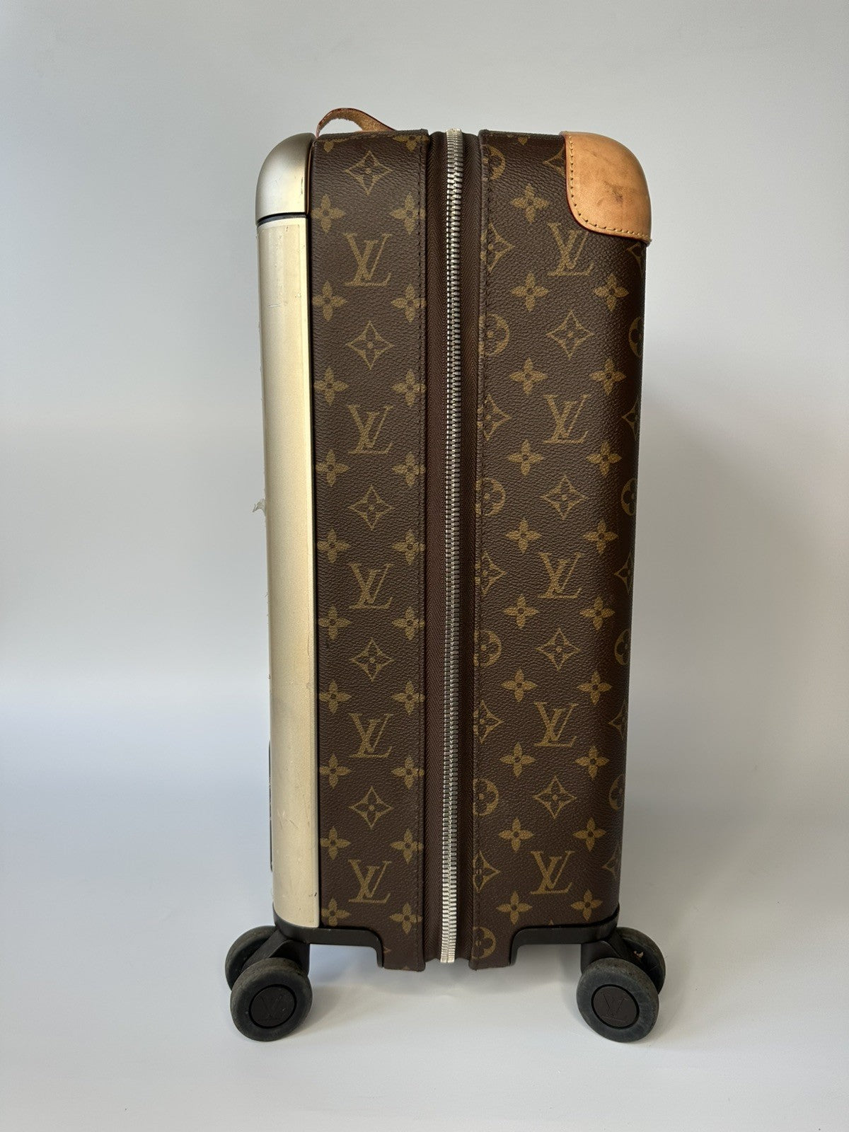 Louis Vuitton Horizon 50 Hand Luggage Carry On Case LV Monogram Brown & Beige