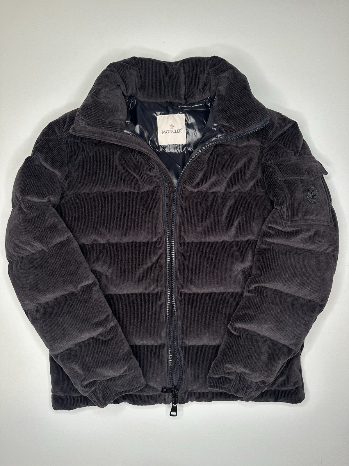 Moncler Maya Corduroy Jacket Dark Navy Size 4 (XL) Mens