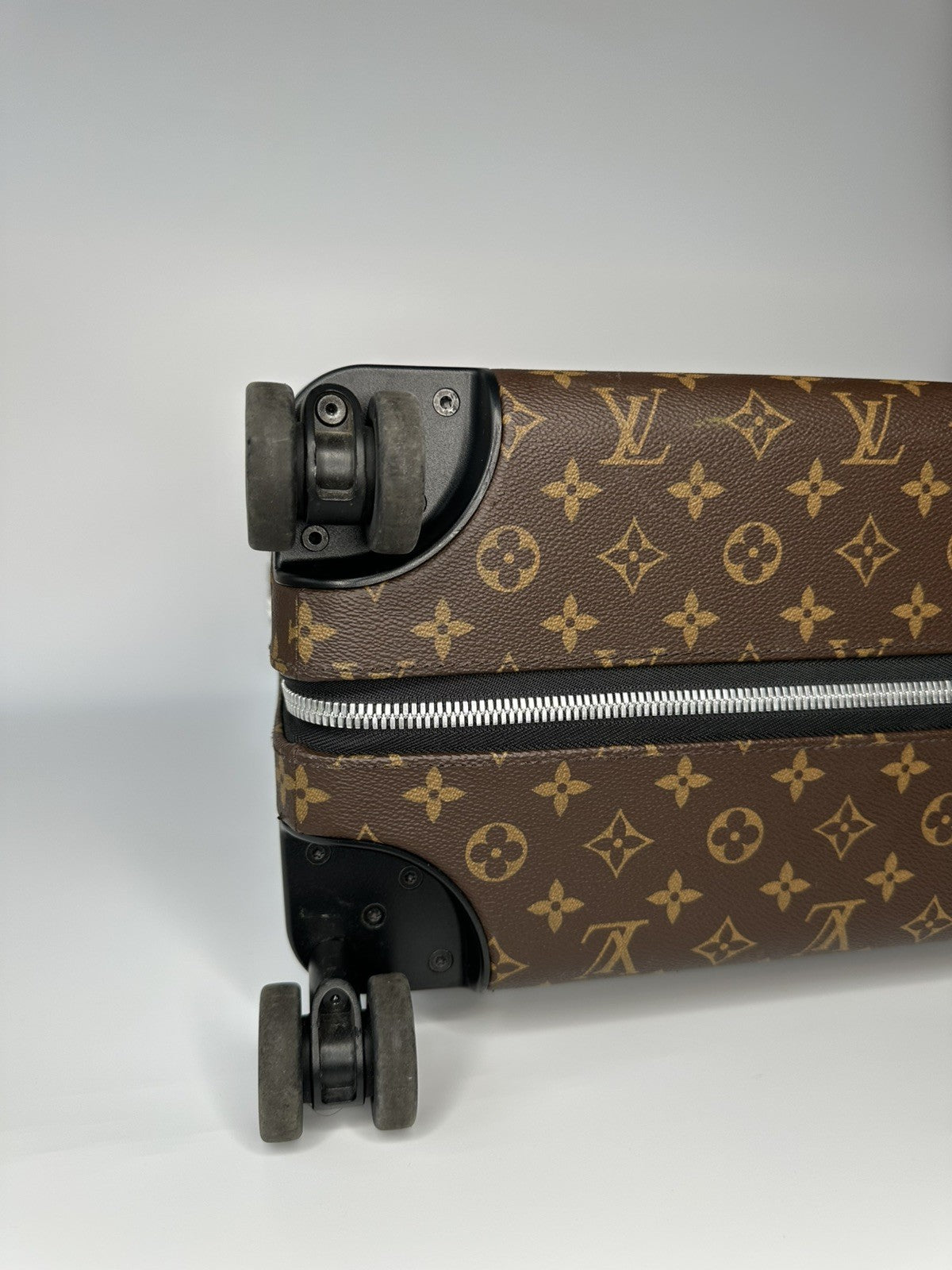 Louis Vuitton Horizon 55 Hand Luggage Carry On Monogram Black & Brown Excellent