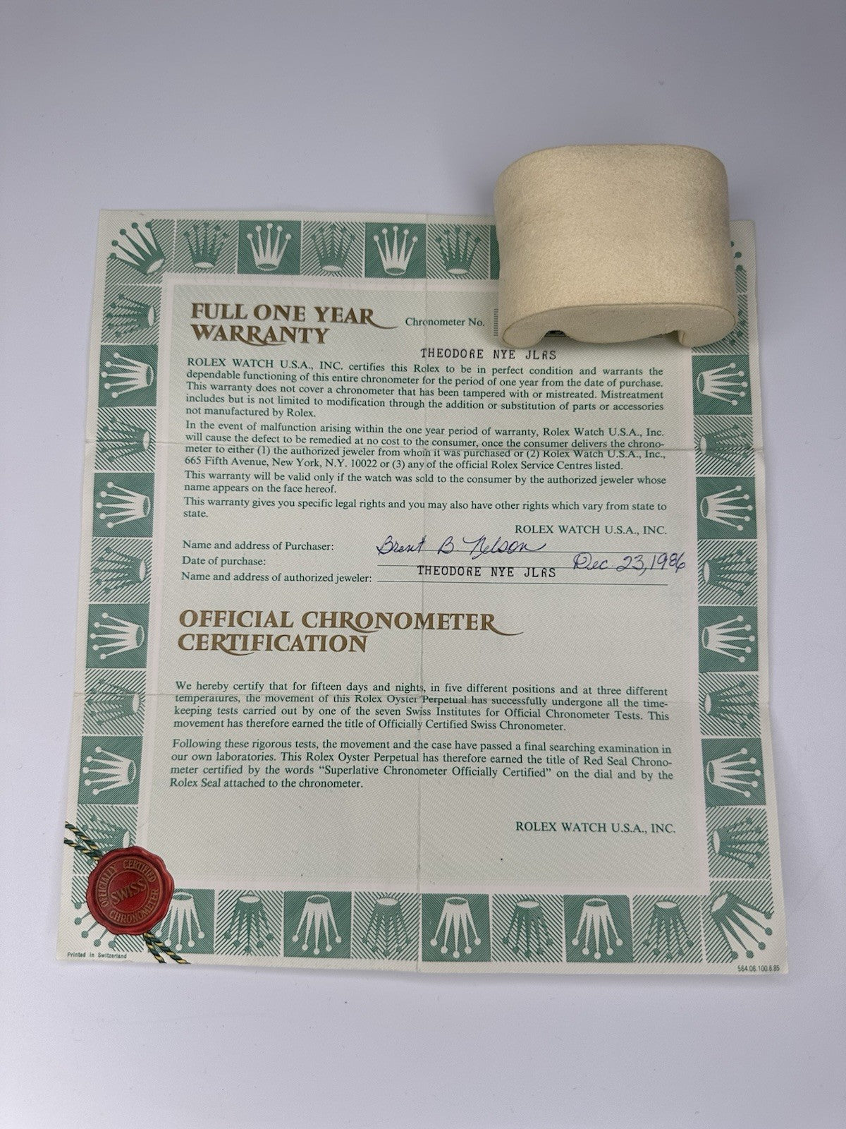 Ladies Steel & Gold Rolex Datejust White Mother Of Pearl Diamond Dial + Papers