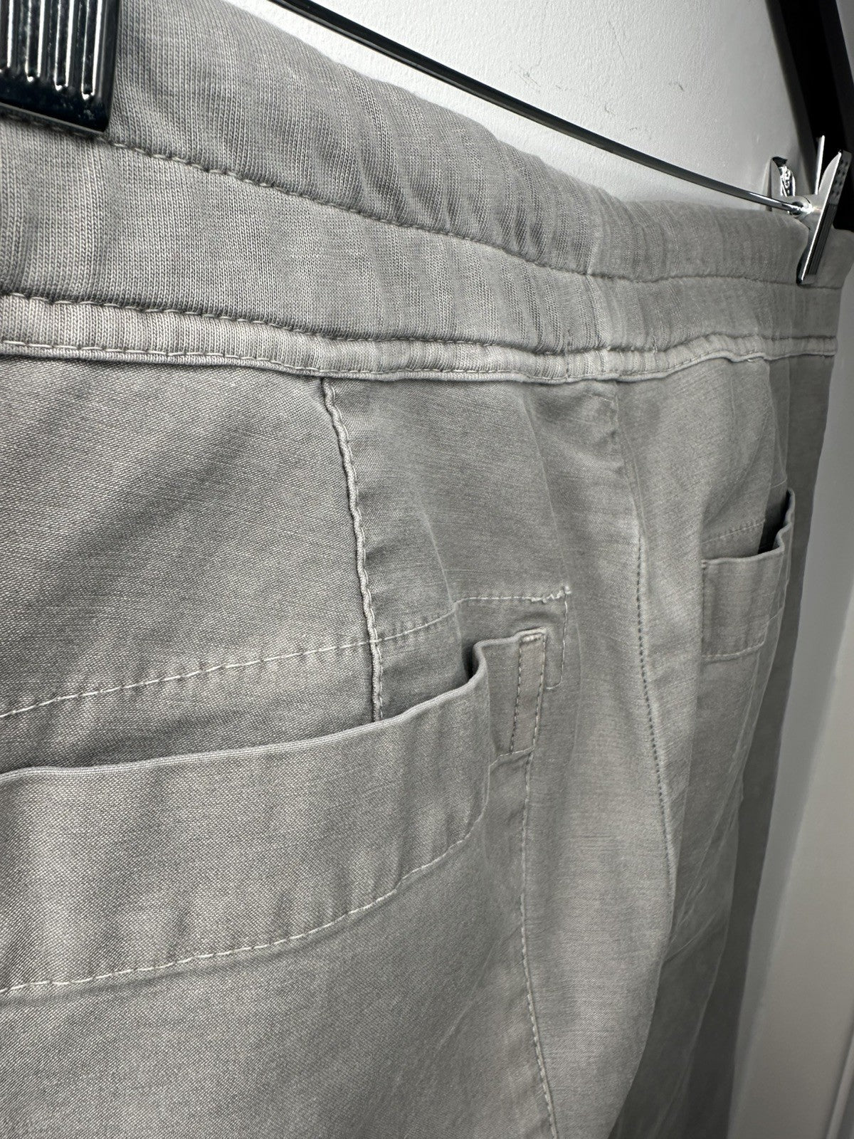 James Perse Mens Chino Joggers Size 1 Gray Drawstring Stretch