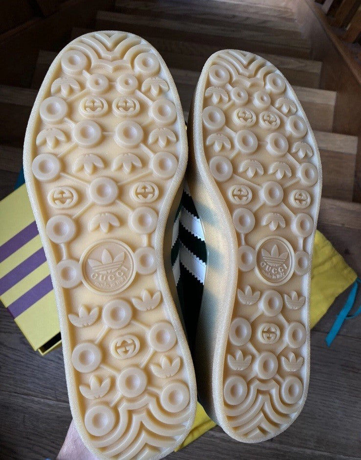 Gucci x Adidas Gazelle Men's sneakers Green UK6 US6.5 Deadstock