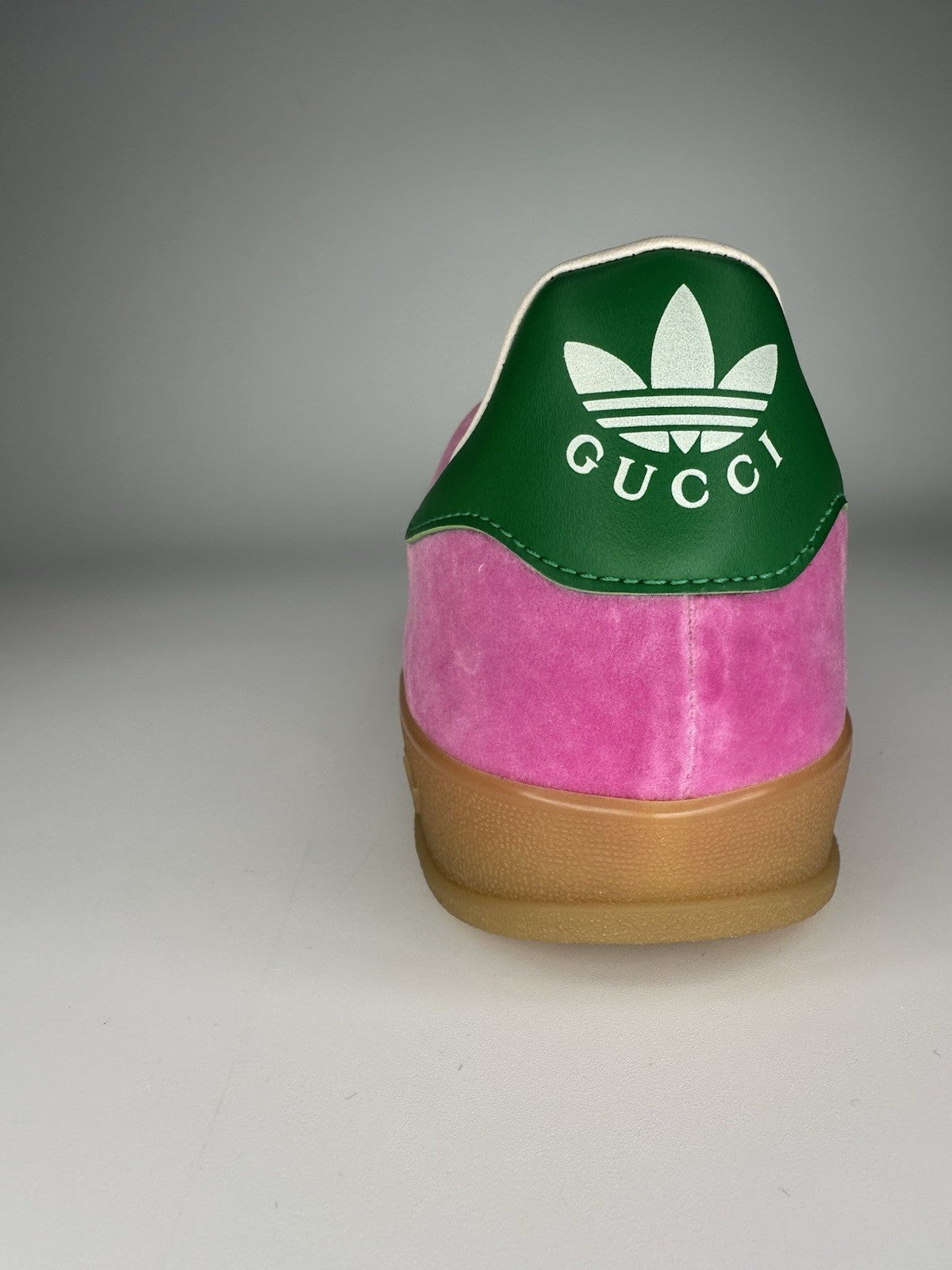 Adidas x Gucci Mens Gazelle Pink / Gum UK9.5 Deadstock