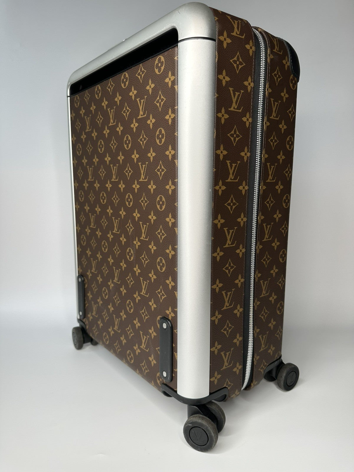 Louis Vuitton Horizon 55 Hand Luggage Carry On Monogram Black & Brown Excellent