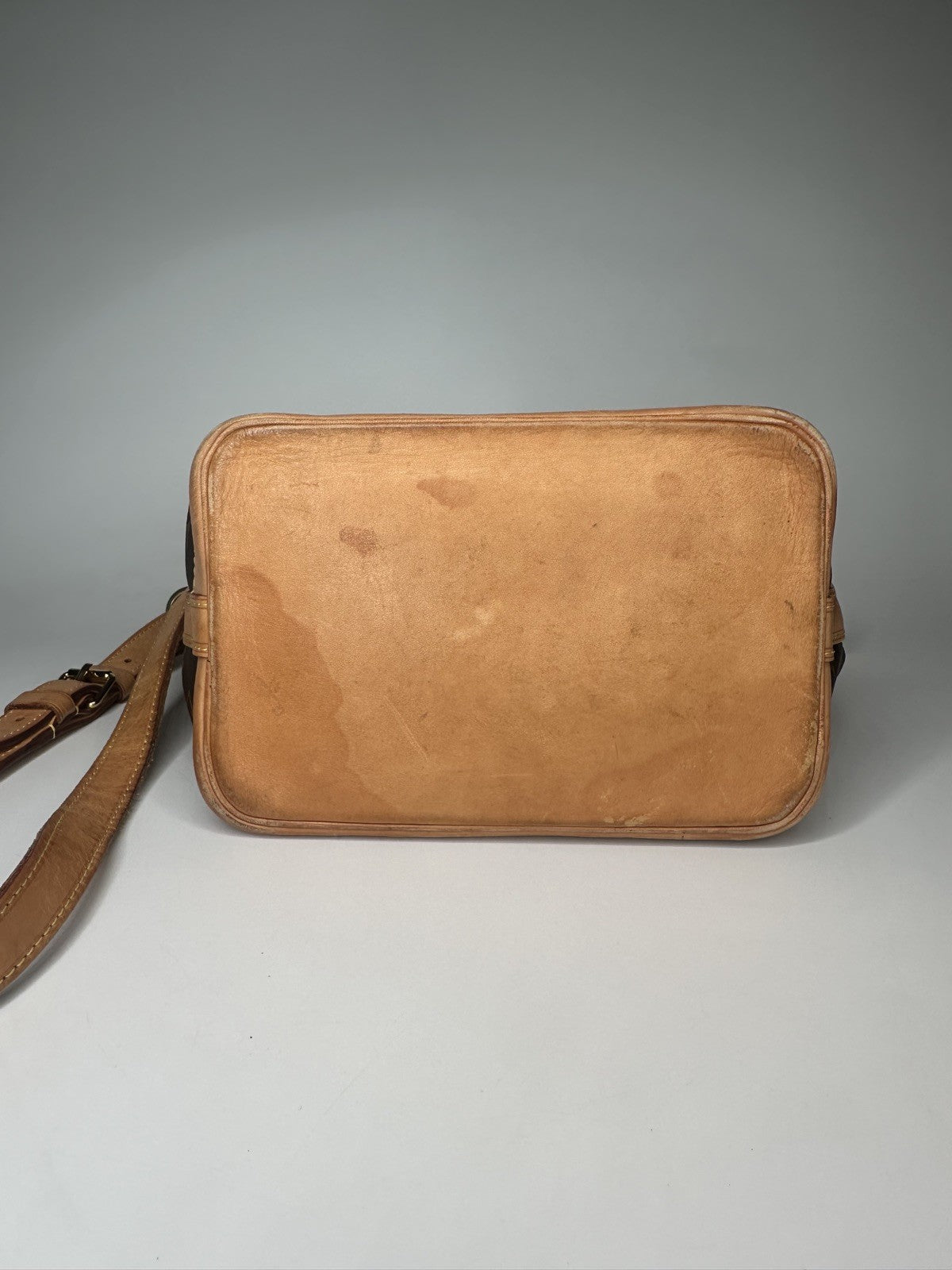 LOUIS VUITTON 2018 Noe BB Crossbody Shoulder Bag M40817 Monogram Canvas Leather