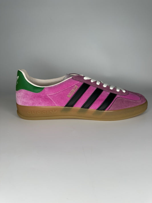 Adidas x Gucci Mens Gazelle Pink / Gum UK9.5 Deadstock