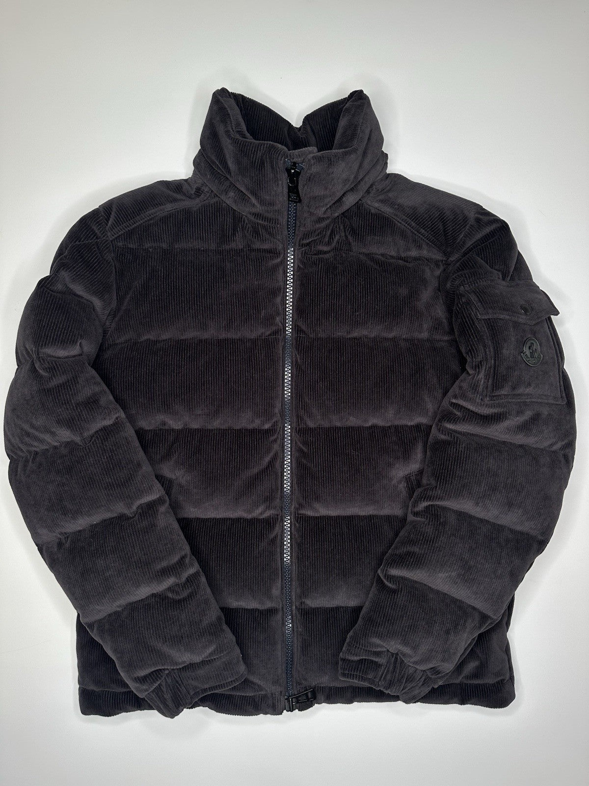 Moncler Maya Corduroy Jacket Dark Navy Size 4 (XL) Mens