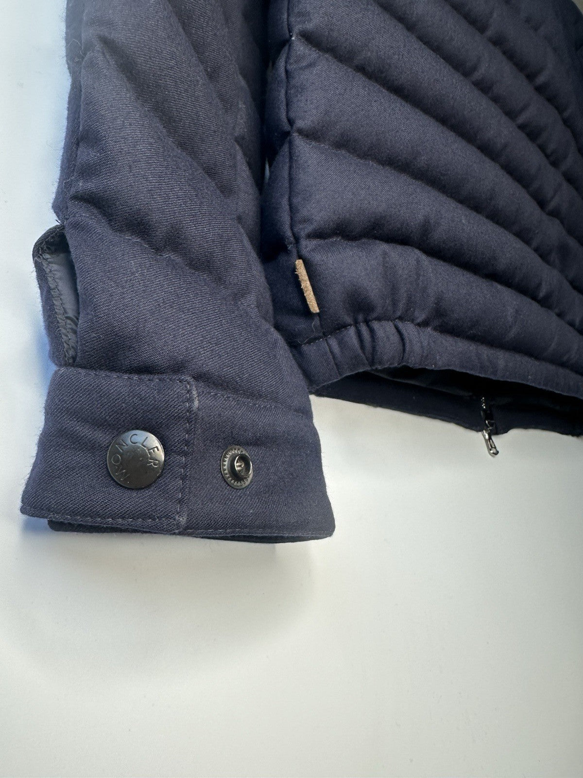 Moncler Wool Jacket ‘Delabost’ Size 3 Mens (Large)  Wool