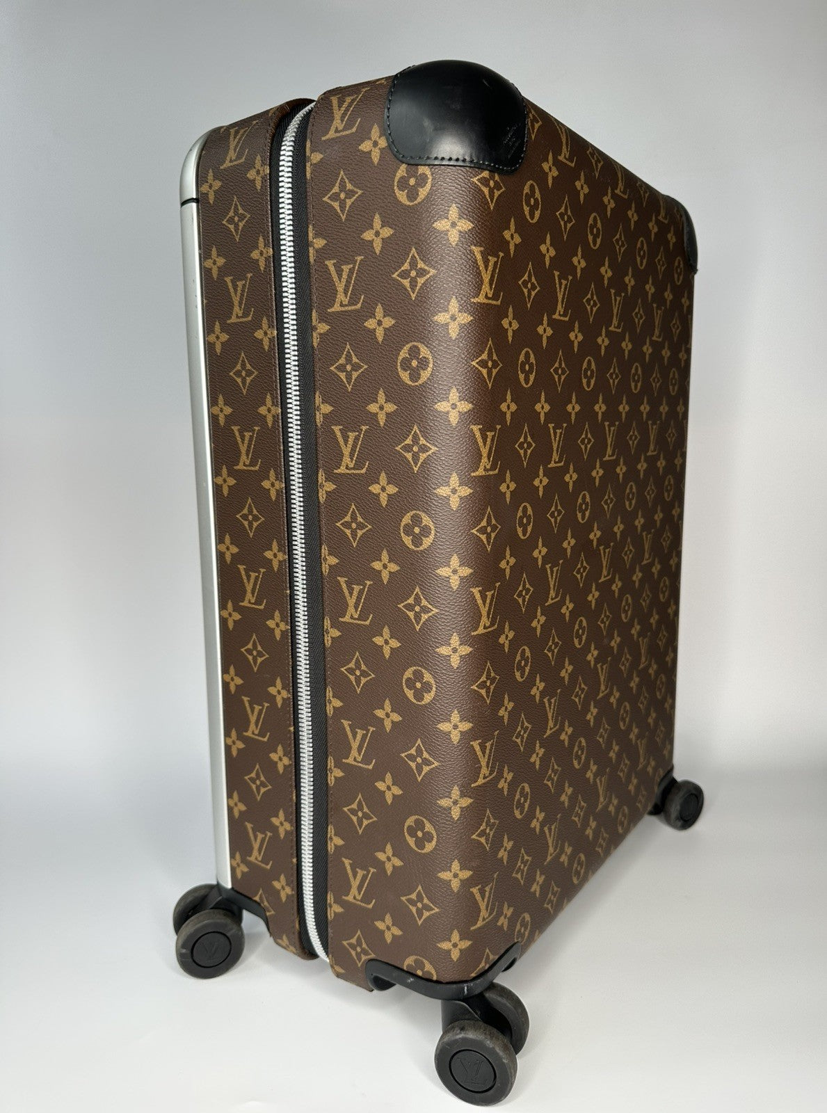 Louis Vuitton Horizon 55 Hand Luggage Carry On Monogram Black & Brown Excellent