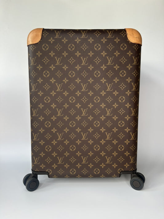 Louis Vuitton Horizon 55 Hand Luggage Carry On Case LV Monogram Brown & Beige