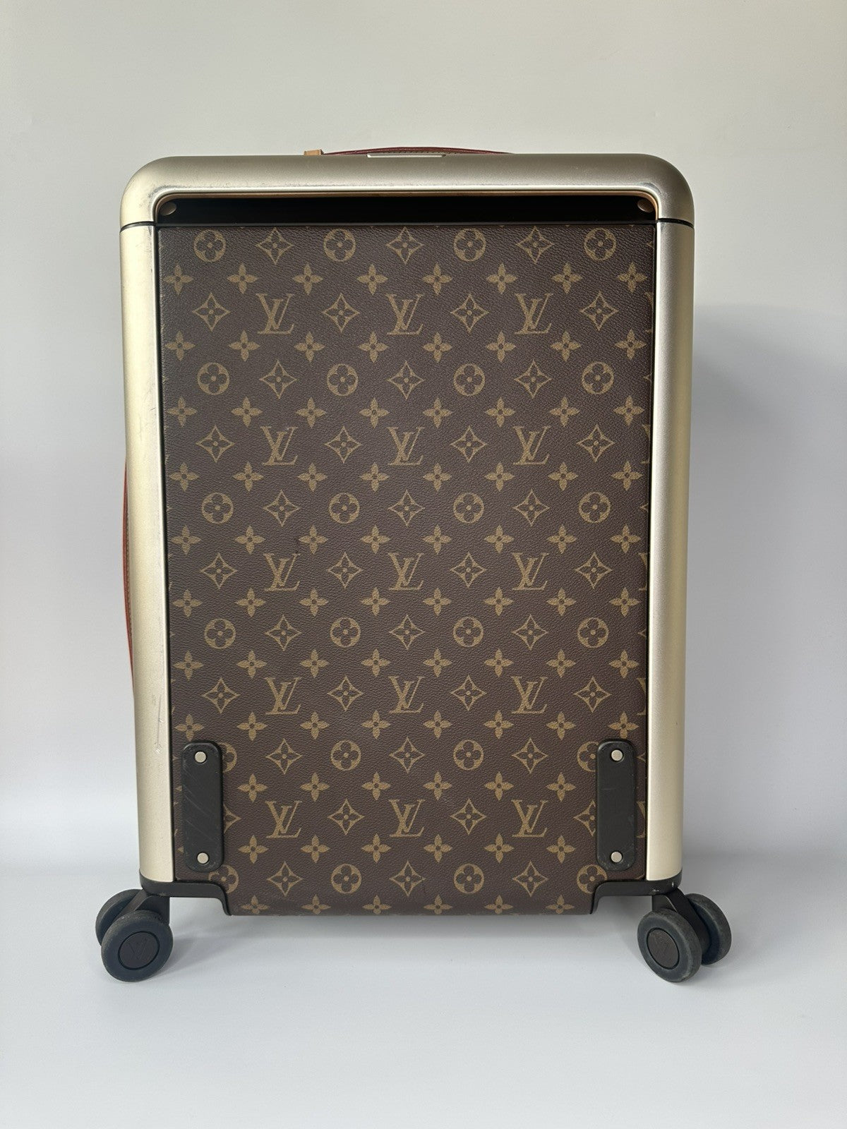 Louis Vuitton Horizon 55 Hand Luggage Carry On Case LV Monogram Brown & Beige