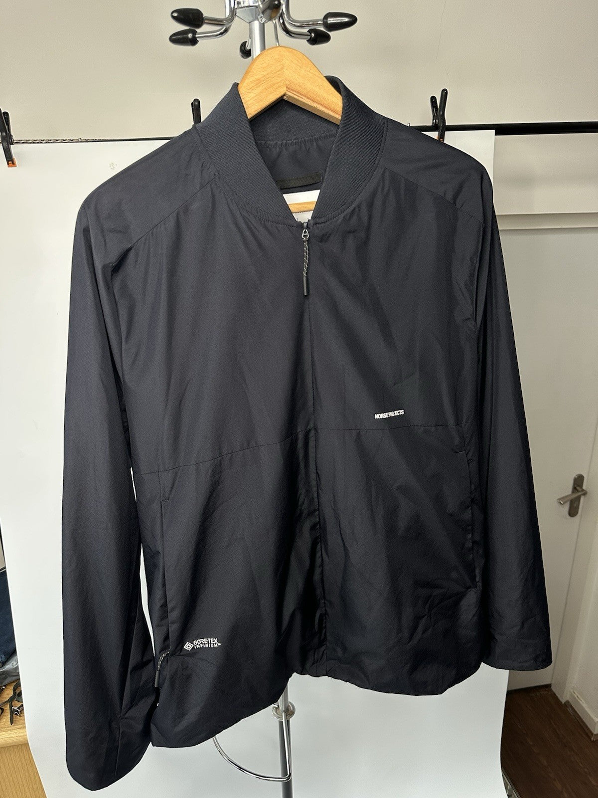 Norse Projects Ryan Infinium Dark Navy Blue Large Men’s Jacket Gore Tex