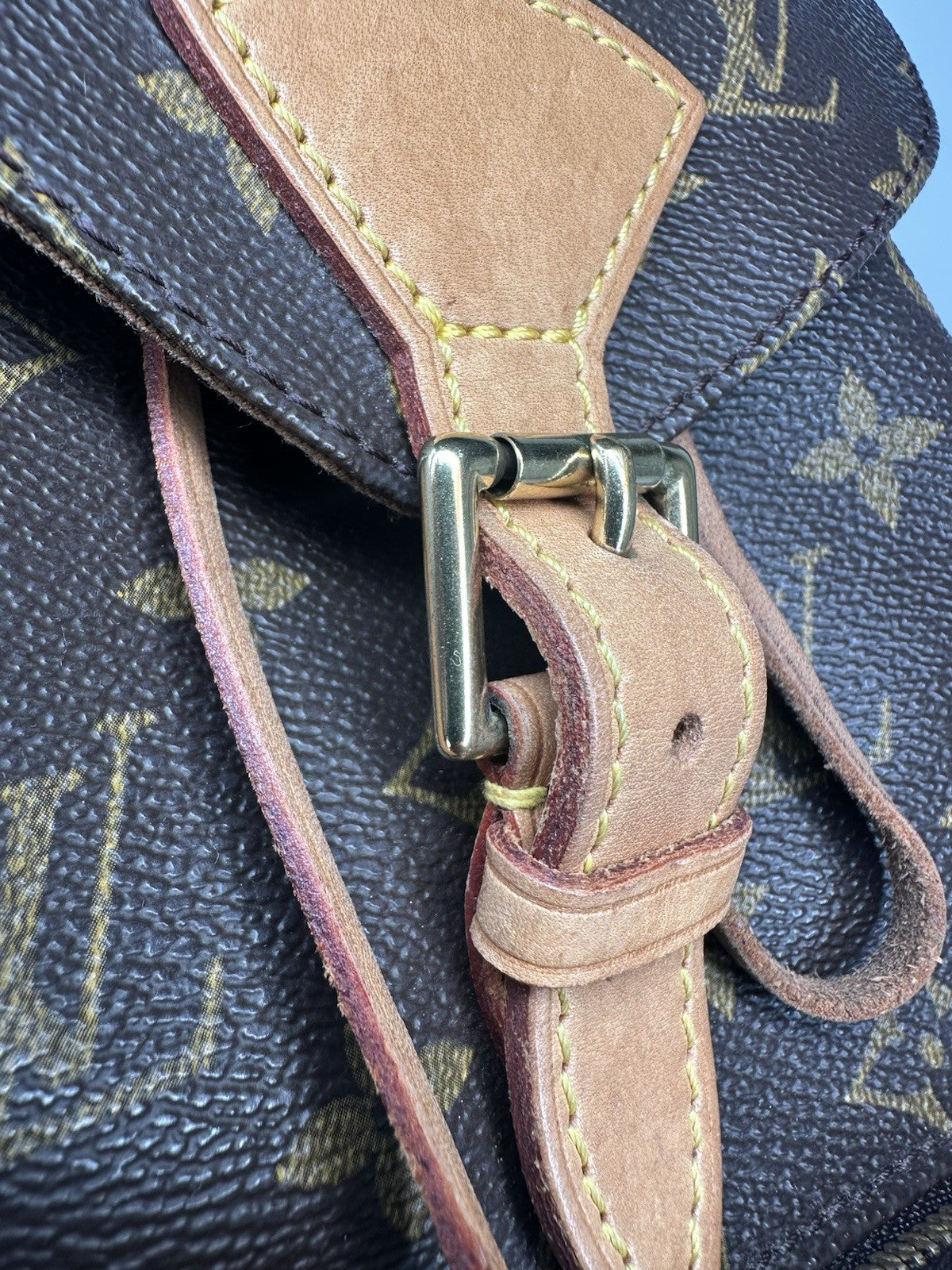 Louis Vuitton Montsouris PM Rucksack Backpack Monogram March 2003 M51136