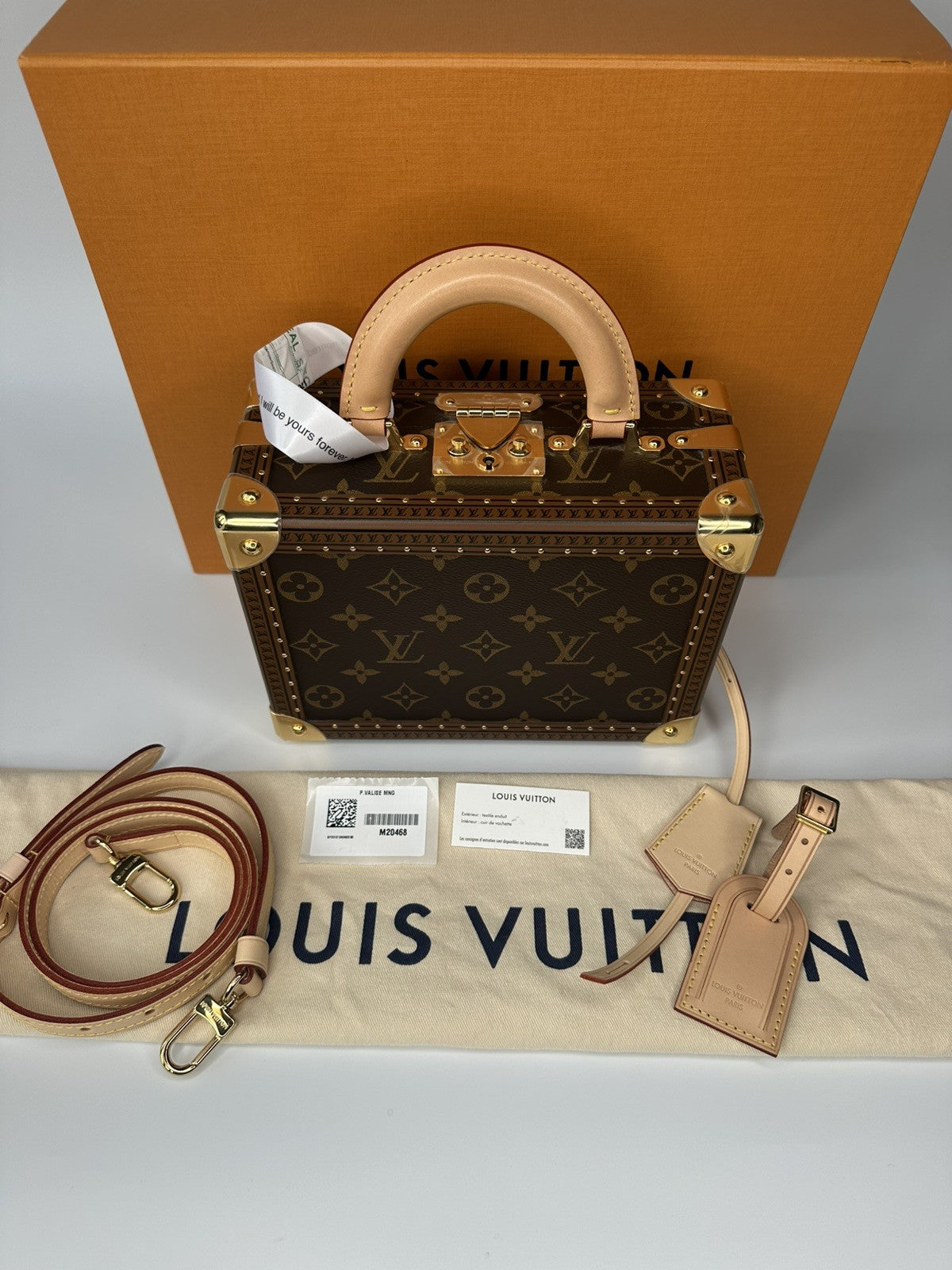 Louis Vuitton Monogram Brown Petite Valise Handbag - M20468 2-Way Brown