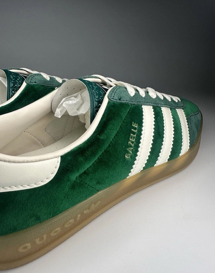 Gucci x Adidas Gazelle Men's sneakers Green UK6 US6.5 Deadstock