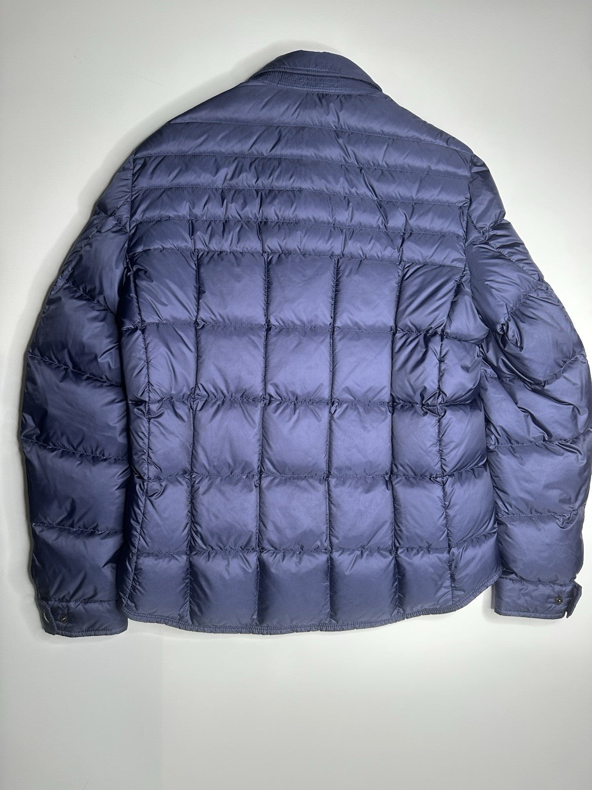 Moncler Rolland Giubbotto Jacket Size 4 (XL / Fits A Large) Blue / Purple Tint