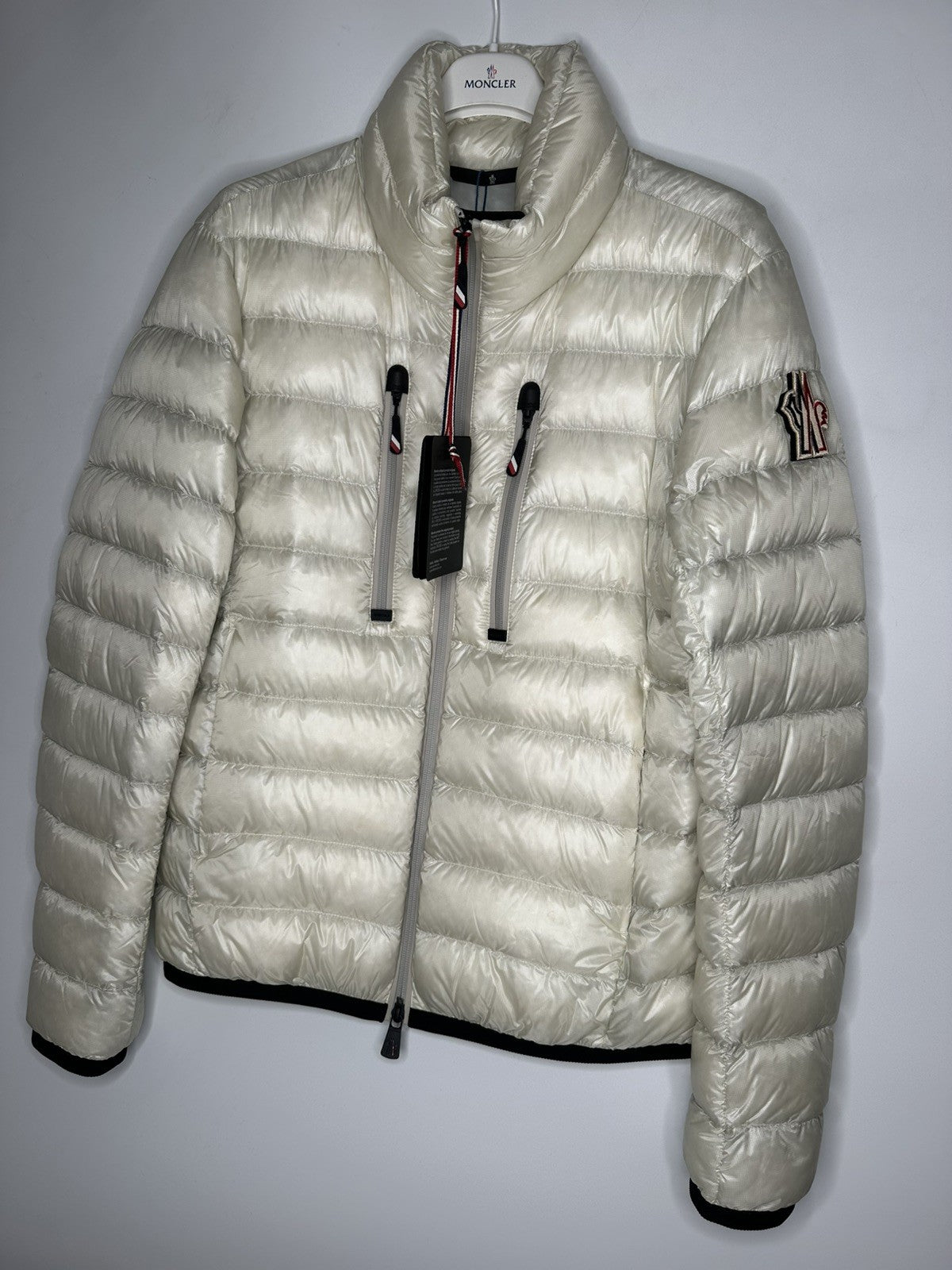 Moncler Grenoble Hers Down Jacket Size 3 (Large) Mens White