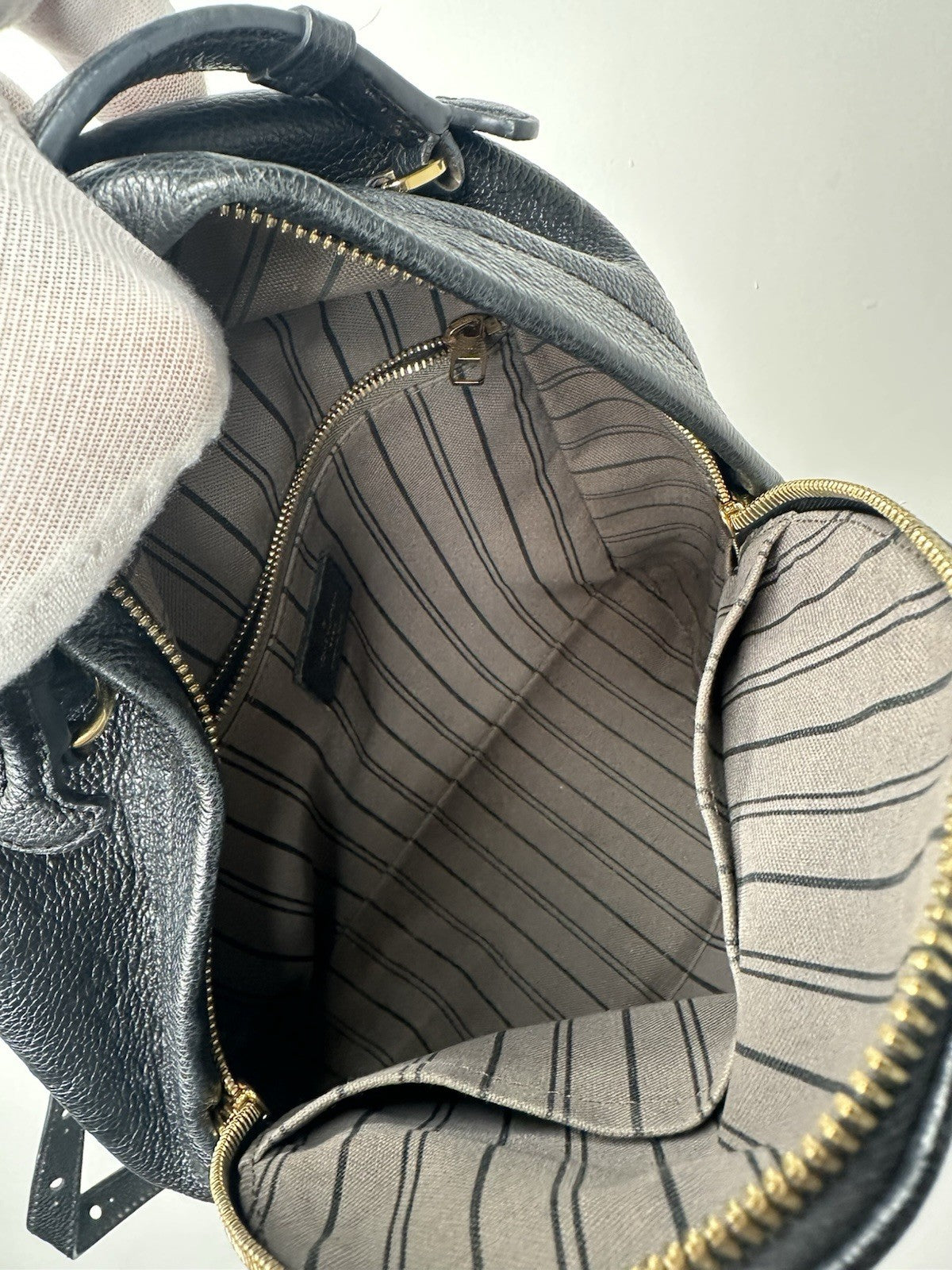 Louis Vuitton Sorbonne Backpack Black Empriente Leather (Discontinued & Rare)