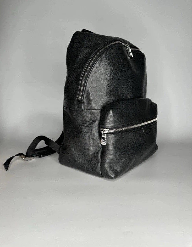 Louis Vuitton Discovery Backpack PM Black Leather Taiga