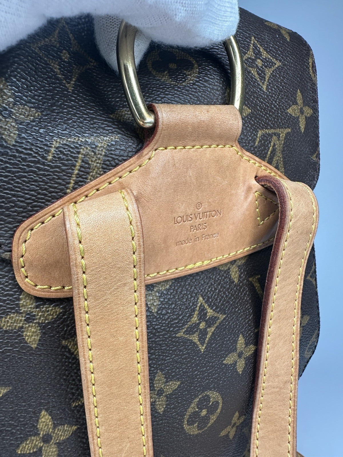 Louis Vuitton Montsouris PM Rucksack Backpack Monogram March 2003 M51136