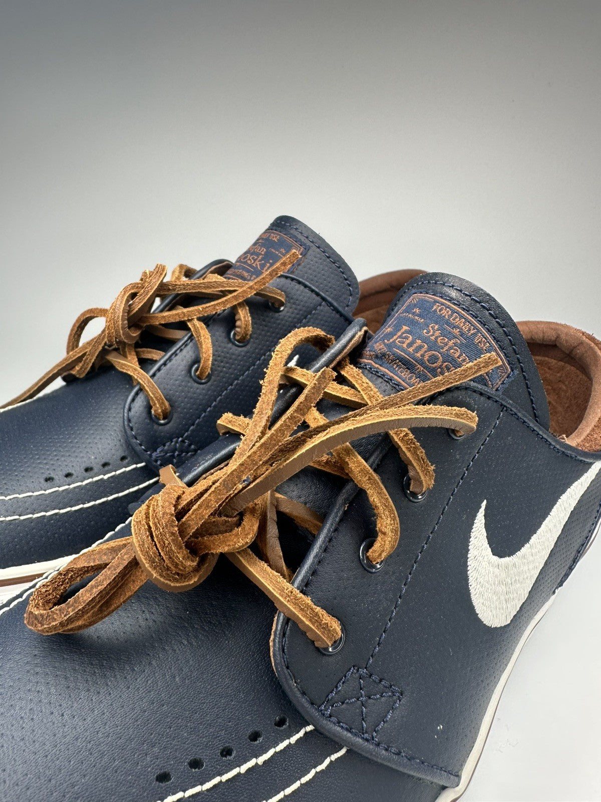 Nike Stefan Janoski Blue Box First Released UK9 EUR44 Obsidian / White Leather