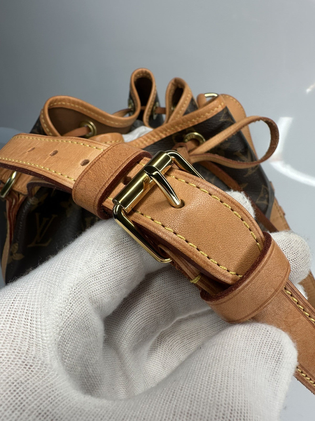 Louis Vuitton Petit Noe NM Crossbody Shoulder Bag M40818 Monogram Canvas