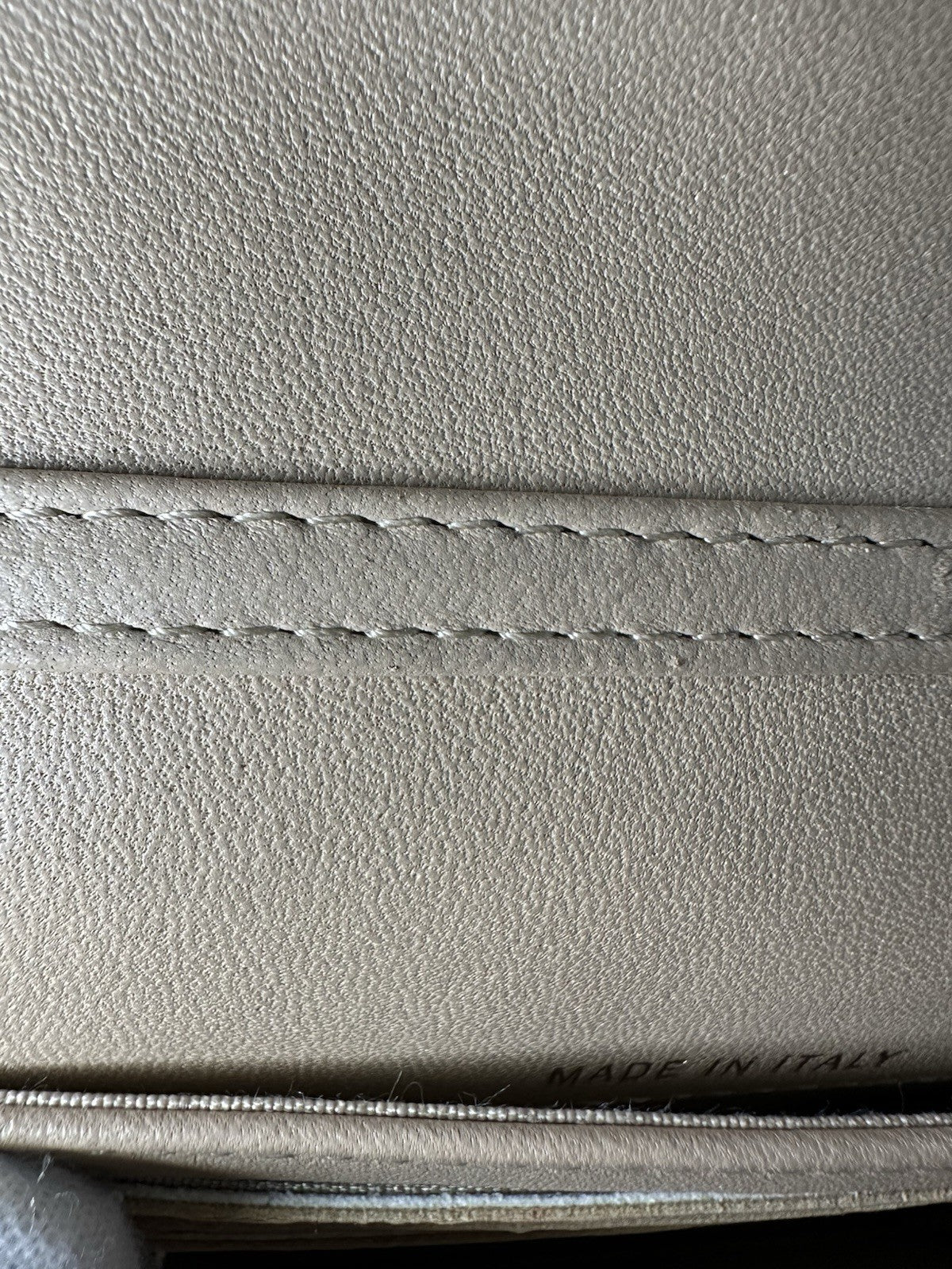 Chanel Lambskin Quilted Pearl Clutch With Chain Bag