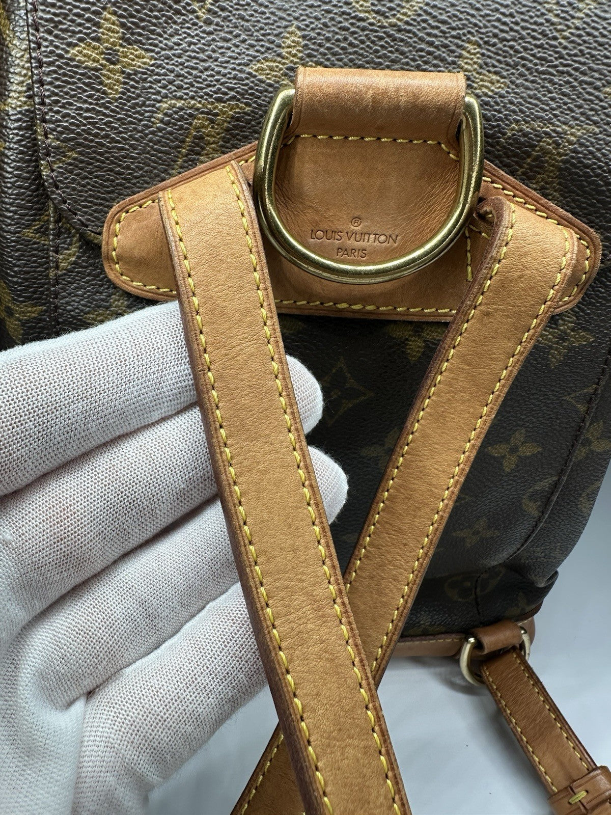 Louis Vuitton Montsouris (PM) Rucksack Backpack M51136 Monogram January 2000