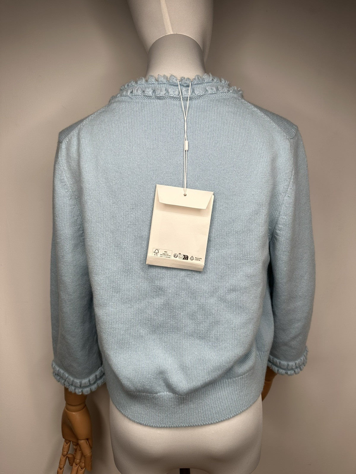 Chanel Cashmere Cardigan Cashmere Blue BNWT