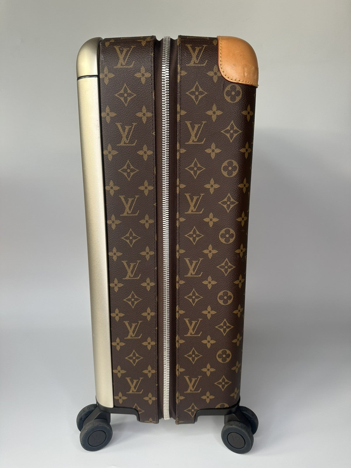 Louis Vuitton Horizon 55 Hand Luggage Carry On Case LV Monogram Brown & Beige