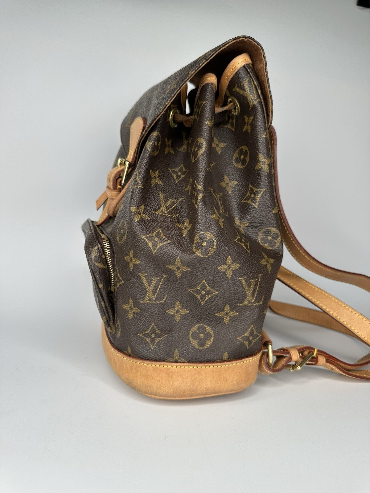 Louis Vuitton Montsouris PM Rucksack Backpack Monogram March 2003 M51136