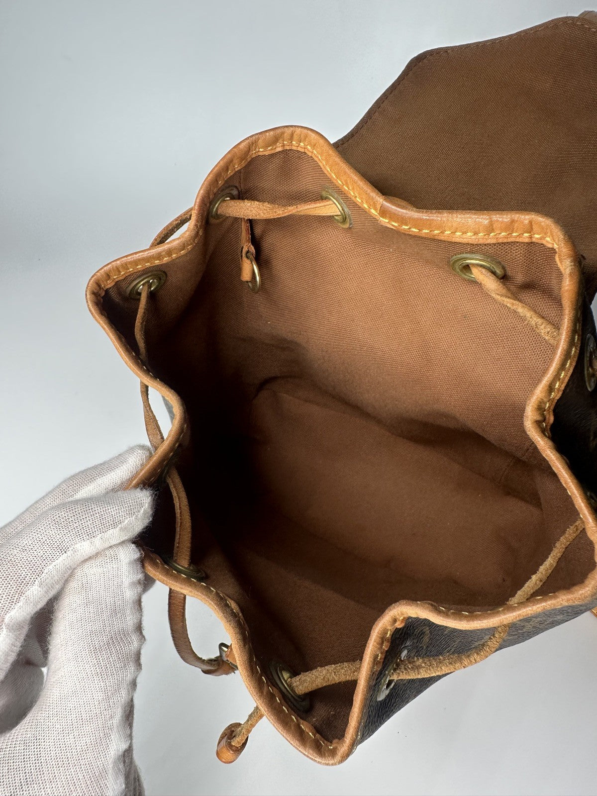 Louis Vuitton Montsouris Mini Rucksack Backpack Monogram September 1996 M11199