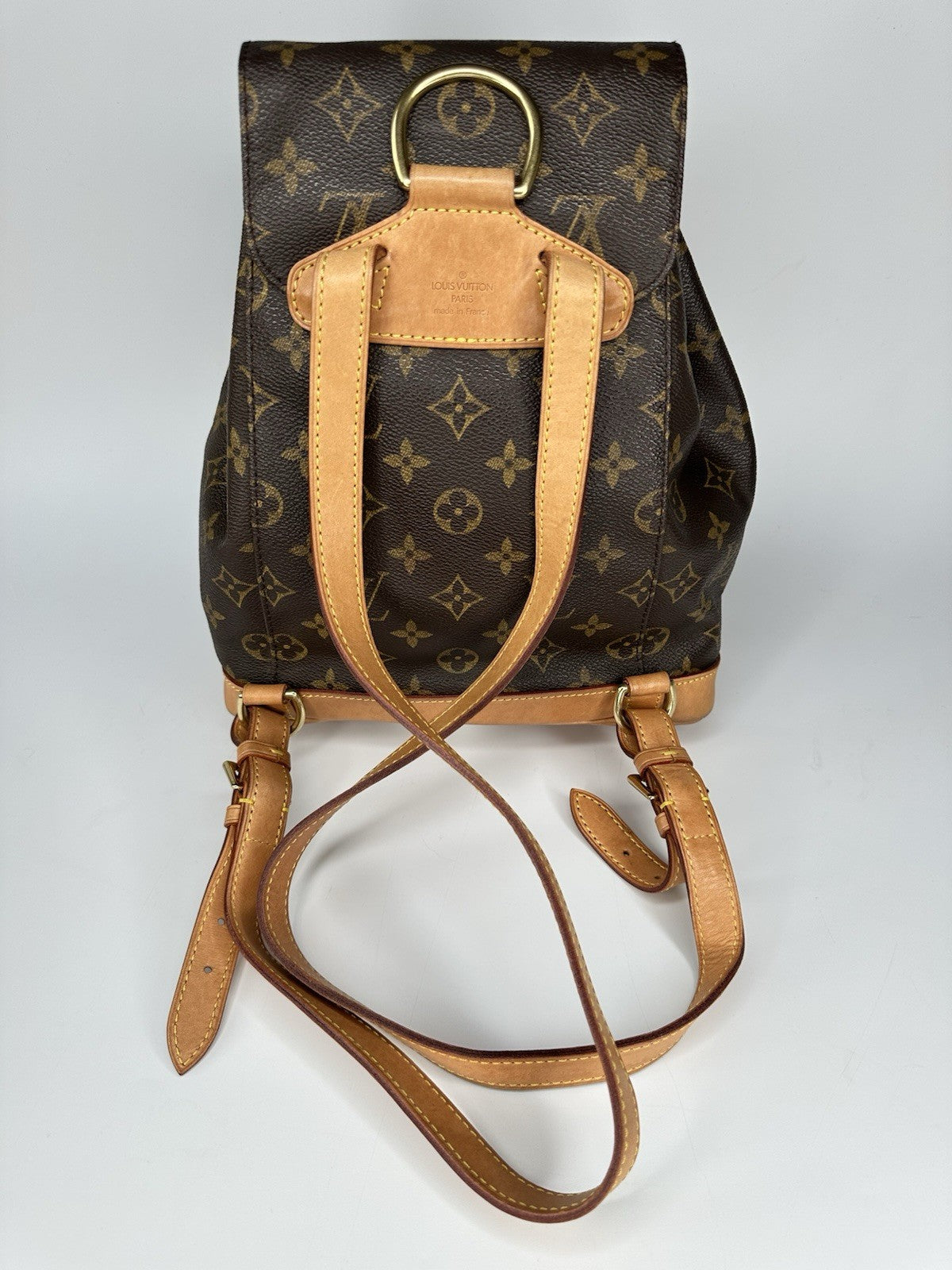 Louis Vuitton Montsouris PM Rucksack Backpack Monogram March 2003 M51136