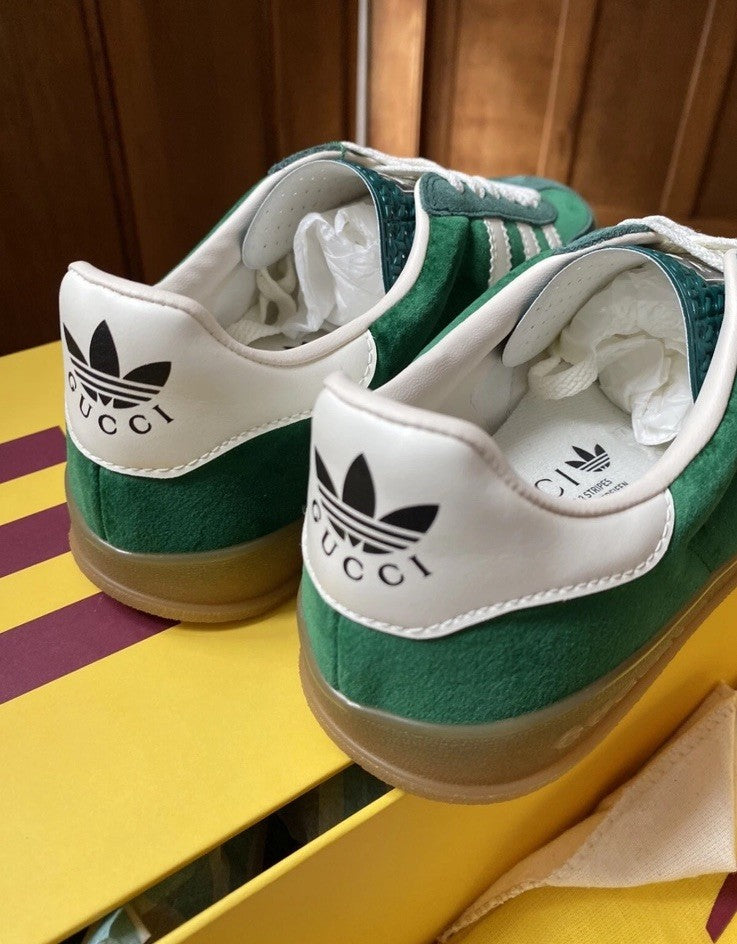 Gucci x Adidas Gazelle Men's sneakers Green UK6 US6.5 Deadstock