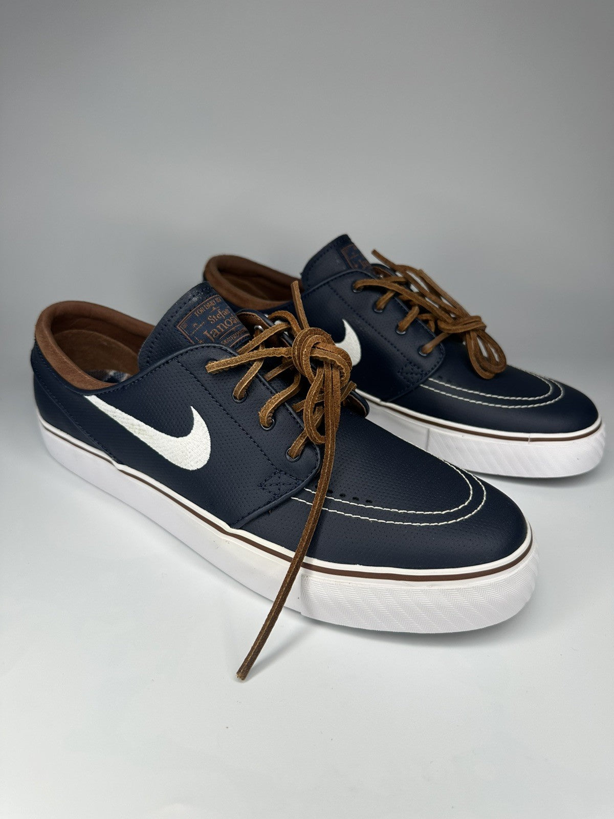 Nike Stefan Janoski Blue Box First Released UK9 EUR44 Obsidian / White Leather